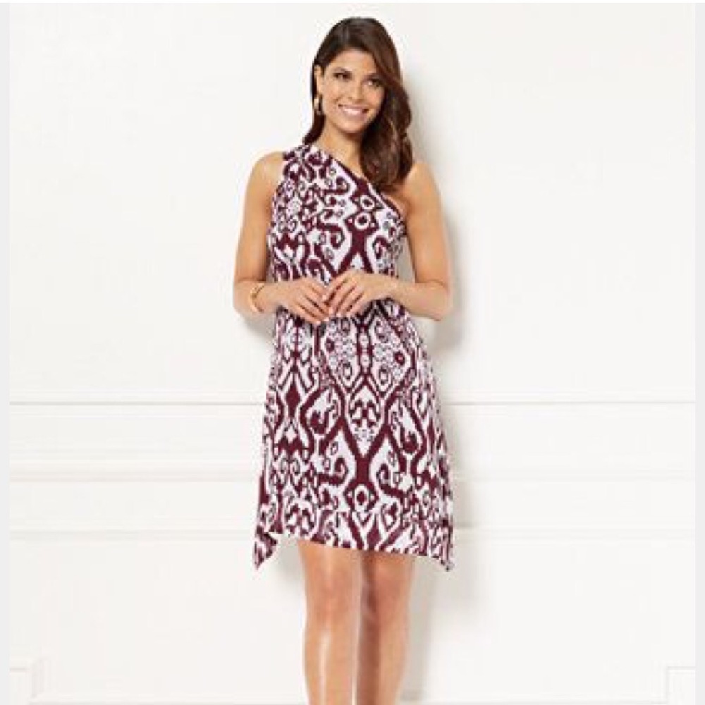 Eva Mendes one shoulder dress - Picture 2 of 4